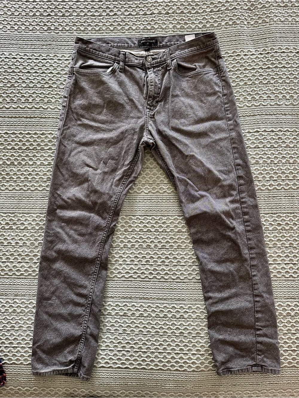 Men's Banana Republic Gray Slim Jeans 33x30